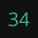 3443