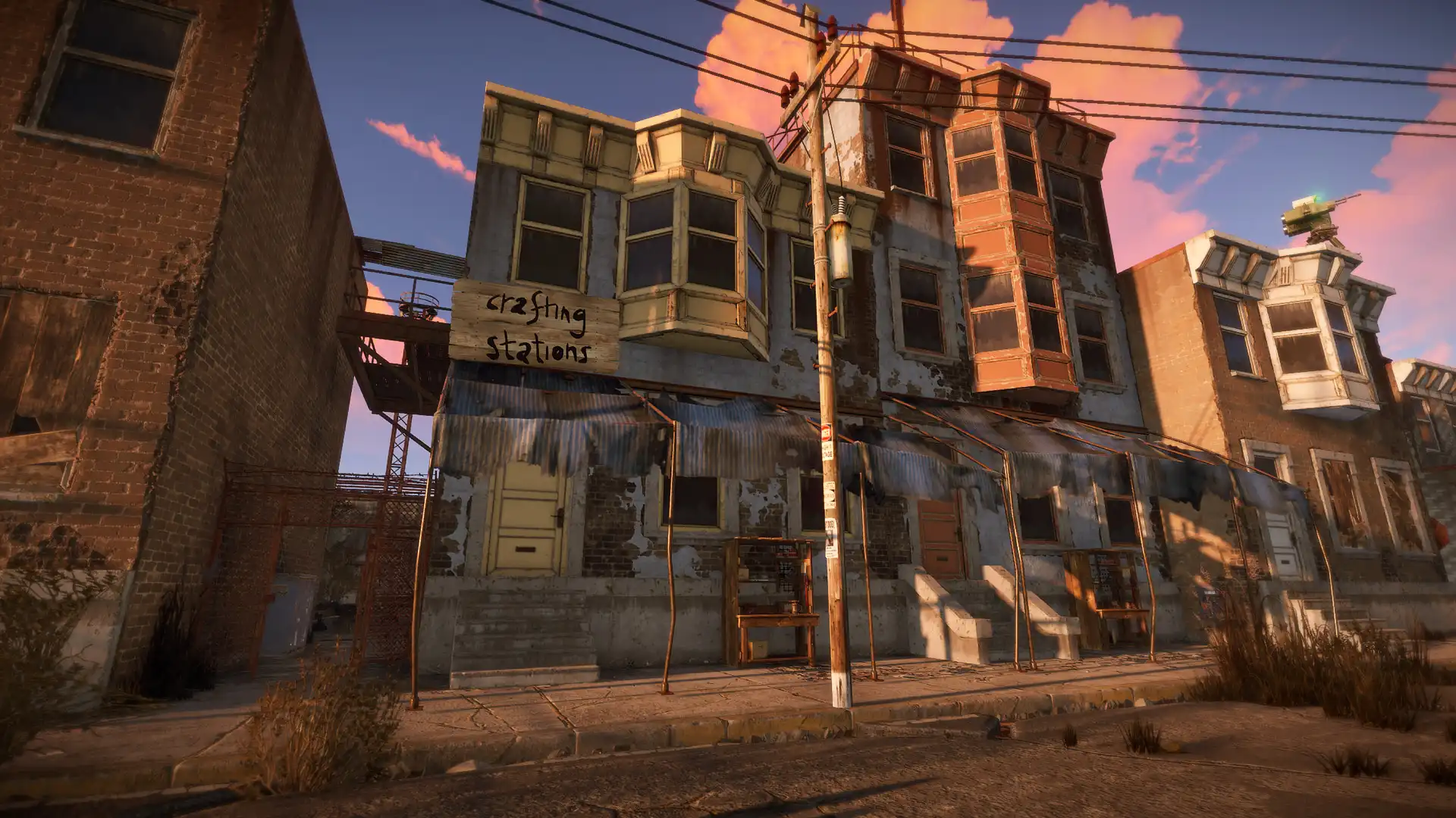 Lighting rust. Rust Мирный город. NPC город Rust. НПС город раст. Город ученых раст.
