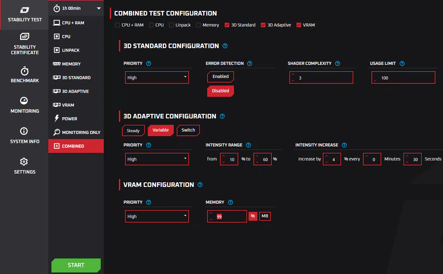 OCCT тест видеокарты
