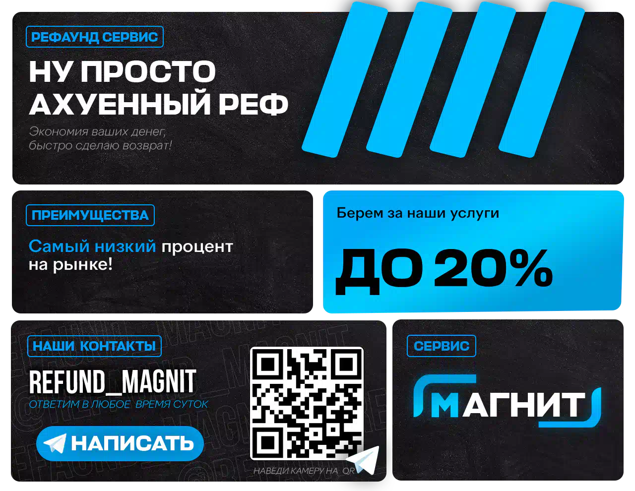 Деньги - [5-10%] Рефанд магнит / refund / розыгрыш - Форум социальной  инженерии — Zelenka.guru (Lolzteam)